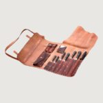 Genuine Classic Leather Knife Roll with Lightweight design - Image 2