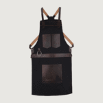 The Cornwall Black Canvas Crossbody Apron - Image 2