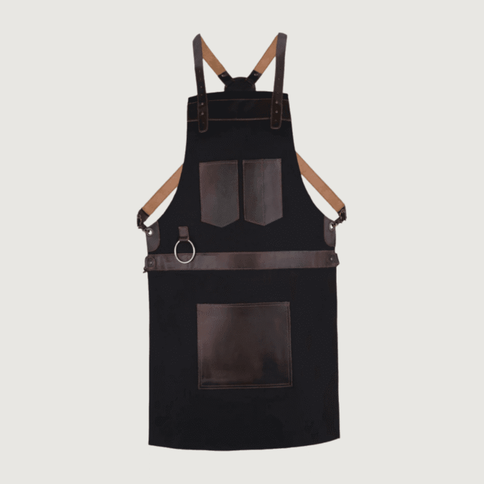 The Cornwall Black Canvas Crossbody Apron - Image 2