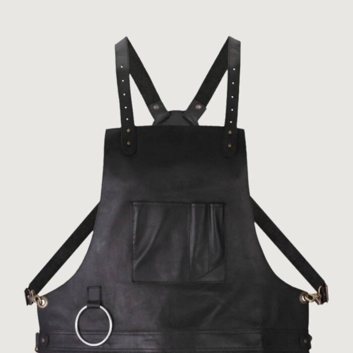 The Riding of Yorkshire Full Grain Black Apron - Image 3