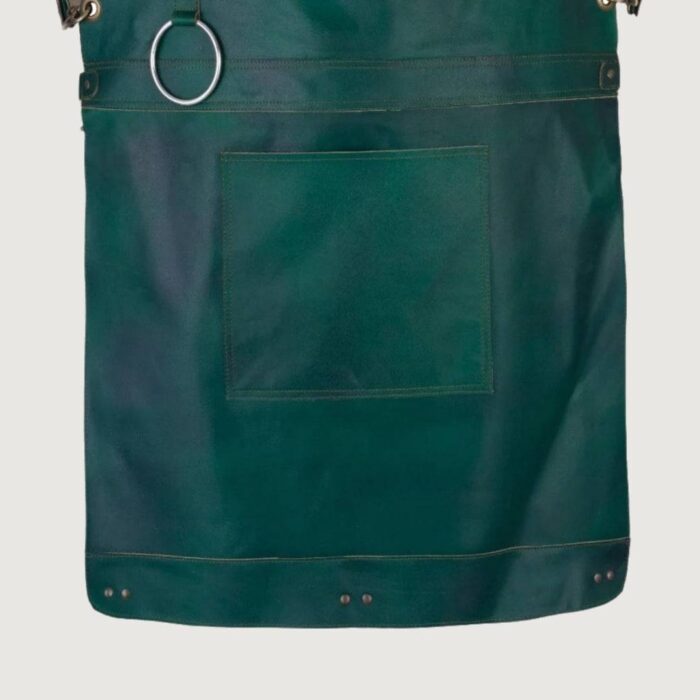 The Riding of Yorkshire Full Grain Green Apron - Image 5