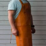 Premium Light Brown Leather Apron - Image 4