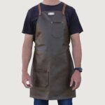 2 Pockets Leather Apron - Image 2