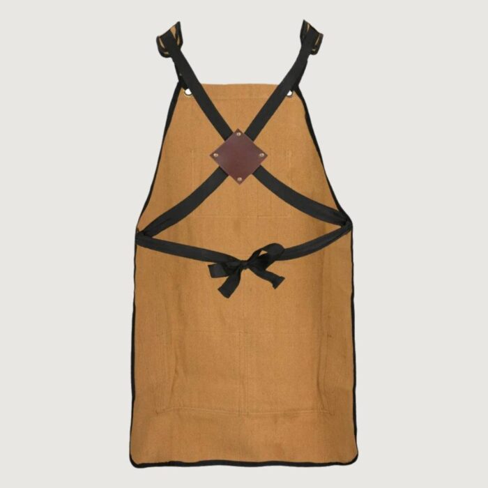 The Shropshire Brown Canvas Apron - Image 3