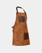 Arucas Suede Apron - Caramel Brown