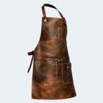 Brisket Boss Brown Butcher Apron