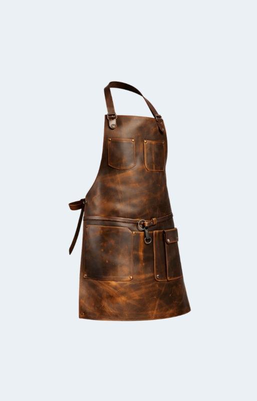 Brisket Boss Brown Butcher Apron