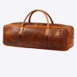 Elegant Brown Leather kitchen Knife Roll