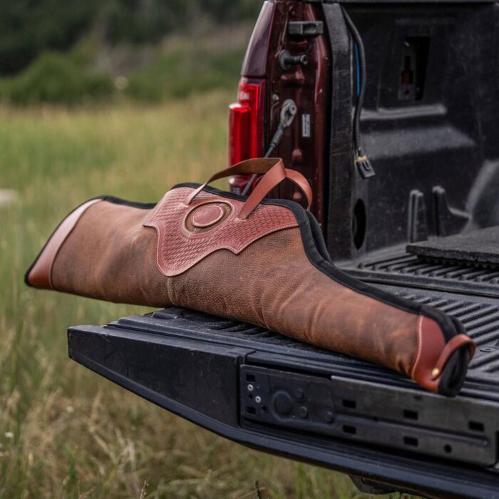 Non-Scoped Leather Long Gun Case - Image 6
