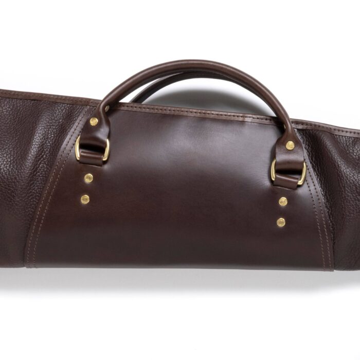 Leather Shotgun Case Dark Brown - Image 3
