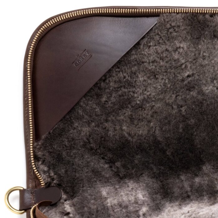Leather Shotgun Case Dark Brown - Image 5