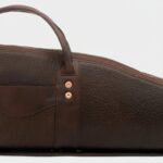 Premium Dark Brown Leather Rifle Case – Heavy-Duty Padded Design - Image 4