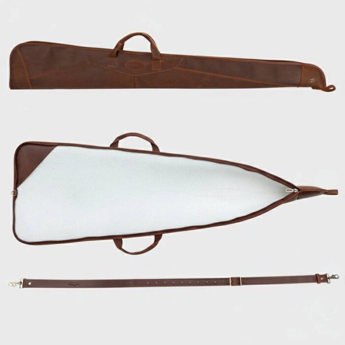 Leather Shotgun Slip Case | Clay Hunting Shotgun Case - Image 8