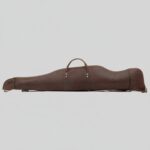 Premium Dark Brown Leather Rifle Case – Heavy-Duty Padded Design - Image 3