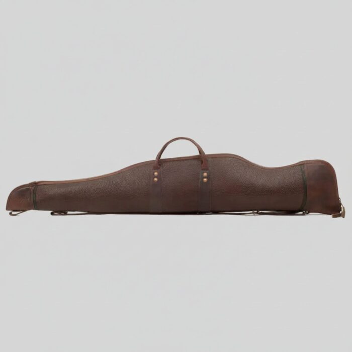 White Wing Leather Dark Brown Hunting Rifle Case - Image 3