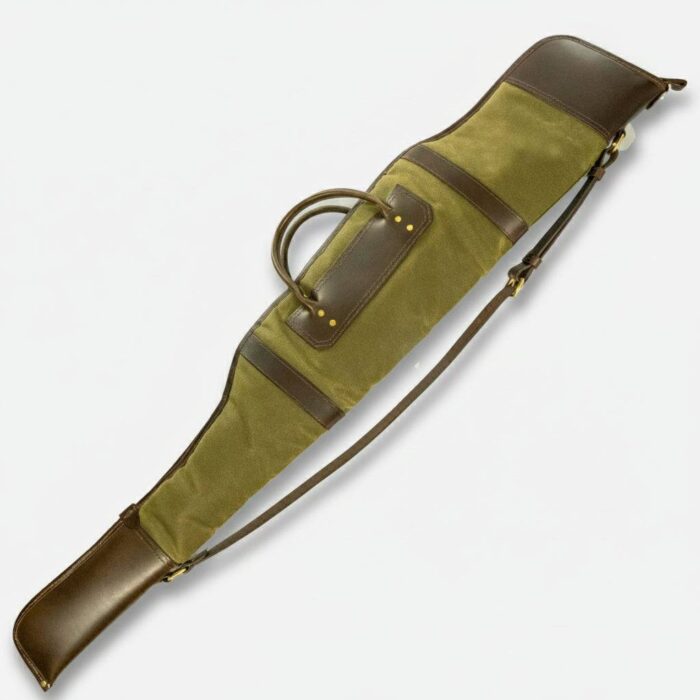 Leather Rifle Case Green - Image 3