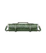Genuine Leather Chef Knife Roll Bag with Rich Color