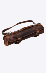 Genuine Leather Custom Knife Roll With Lightweight Structure