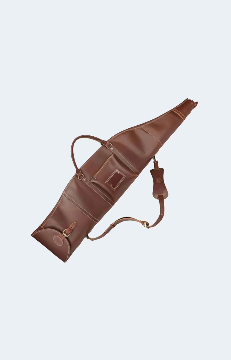 Genuine Leather Soft Padded Rifle Bag