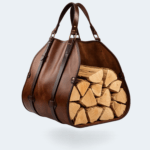 Gift for Home- Leather Log Carrier