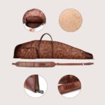 Leather Rifle Case with Ammo Holder & Shoulder Strap - Image 6