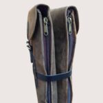 Vintage Distressed Leather Shotgun Slip Case - Padded Design - Image 4