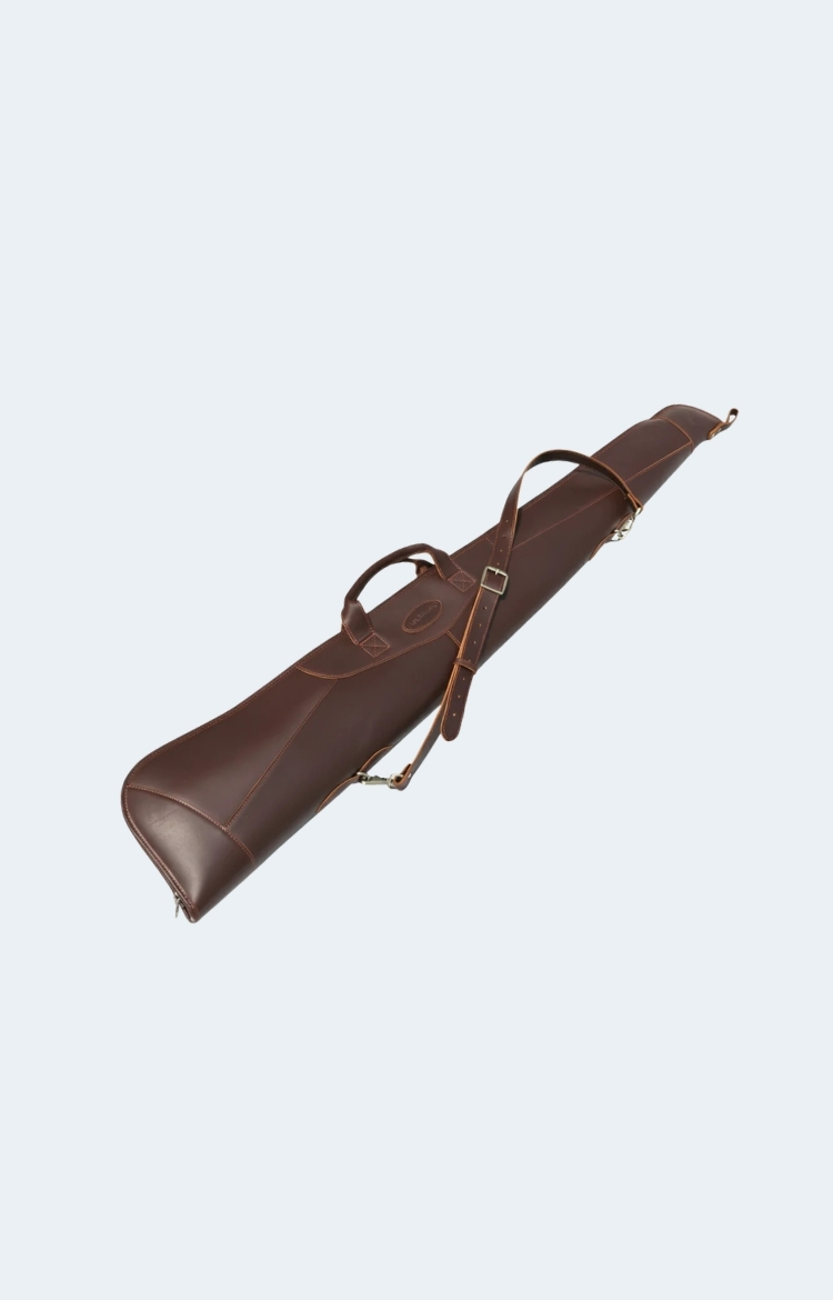 Leather Shotgun Slip Case _ Clay Hunting Shotgun Case