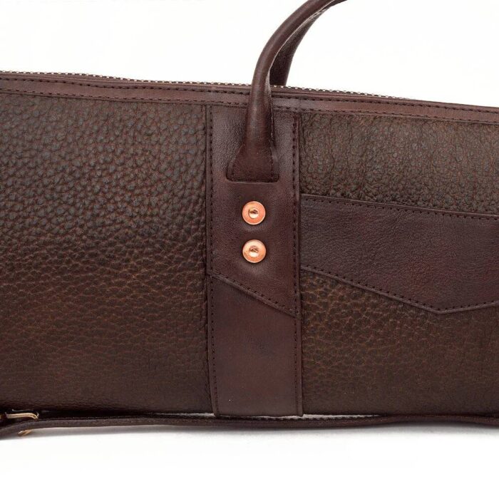 HandCrafted Durable Leather Hunting Shotgun Case - Image 3