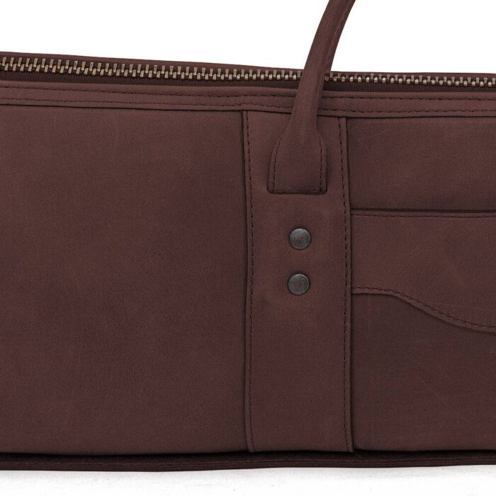 HandCrafted Durable Leather Hunting Shotgun Case - Image 5