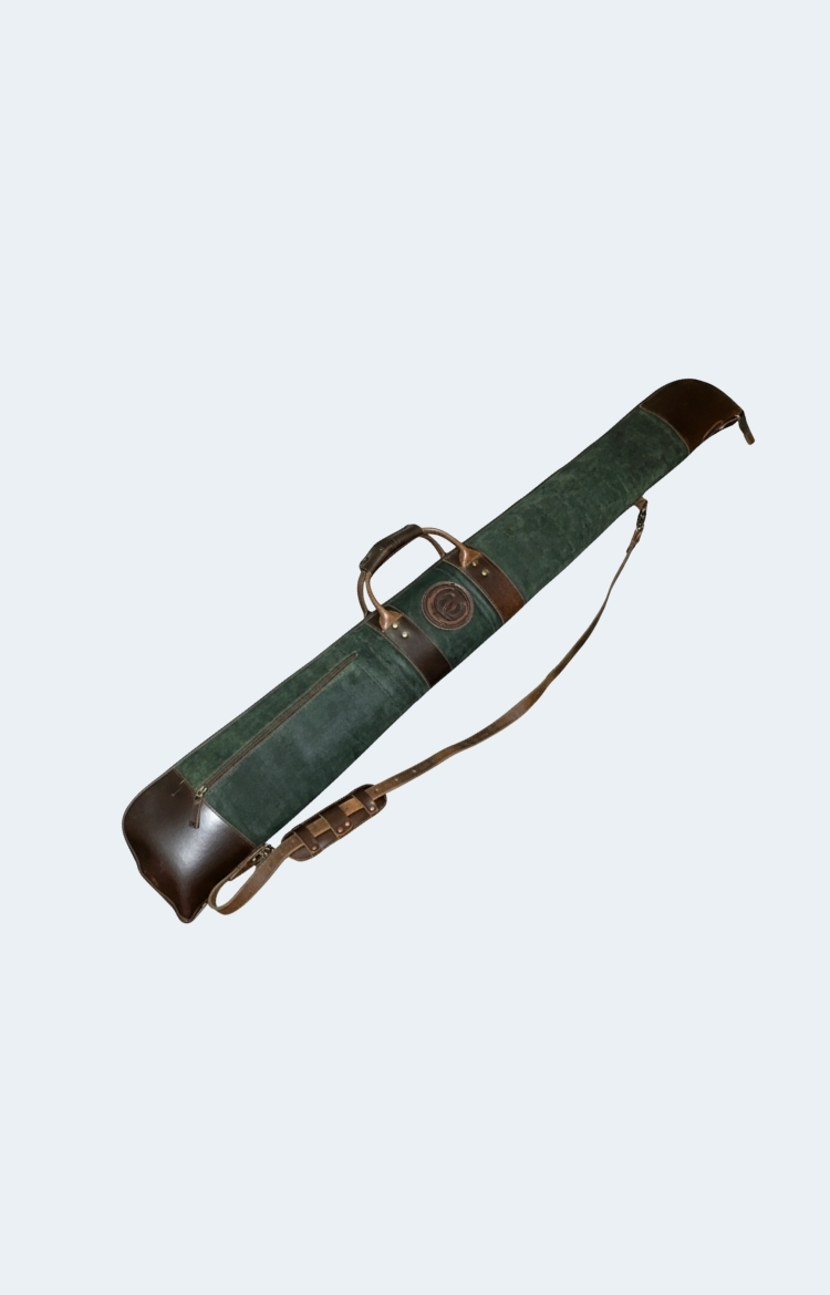 Shotgun Green Leather Case