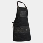 The Bedfordshire Canvas Black Apron