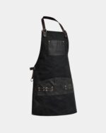 The Bedfordshire Canvas Black Apron