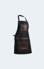 The Cornwall Black Canvas Crossbody Apron