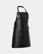 The Northumberland Black Leather Apron