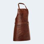 The Northumberland Dark Brown Leather Apron