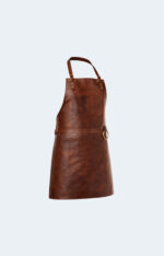 The Northumberland Dark Brown Leather Apron