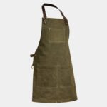 The Olive Green Canvas Apron