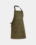 The Olive Green Canvas Apron