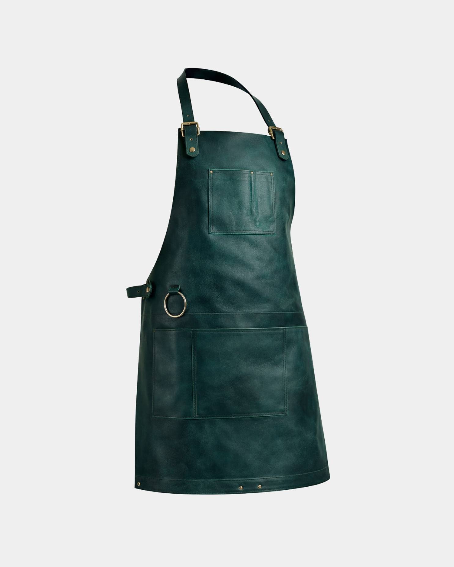 The-Riding-of-Yorkshire-Full-Grain-Green-Apron.jpg The Riding of Yorkshire Full Grain Green Apron - Image 1