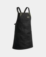 The Warwickshire Black Canvas Fabric Hairstylist Apron