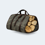 Waxed Canvas Wood Carrier