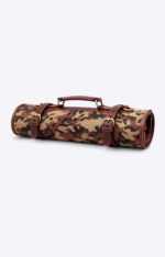 Zakara Camo Canvas & Leather Knife Roll
