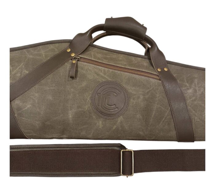 Green Waxed Canvas Rifle Scoped Case - Image 4