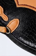 Embossed Elephant Print Leather Rifle Case - Padded Hunting Sleeve - Image 4