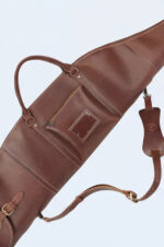 Luxury Full-Grain Leather Rifle Case – Soft Padded Hunting Sleeve - Image 3