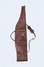 Luxury Full-Grain Leather Rifle Case – Soft Padded Hunting Sleeve - Image 5