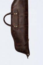 Handcrafted Waxed Leather Rifle Case | Heavy-Duty Hunting Sleeve - Image 3