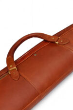 Handcrafted Leather Clay Shotgun Case - Padded Hunting Sleeve - Image 3