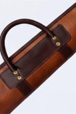 Leather Shotgun Case - Fleece-Lined Padded Design - Image 4