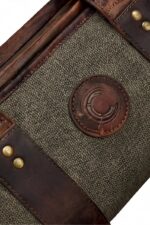 Canvas & Leather Scoped Takedown Rifle Case - Padded Hunting Sleeve - Image 2